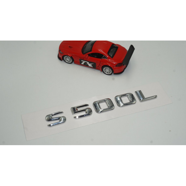 S500L Bagaj Krom Metal 3M 3D Yazı Logo - 2