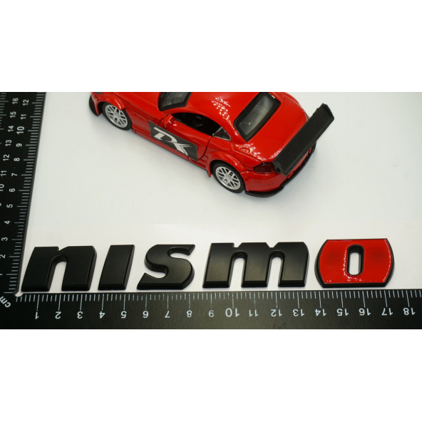 Dk Nissan Nismo Bagaj 3m 3d Siyah Metal Logo Amblem - 4