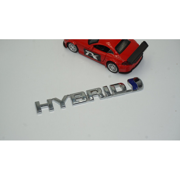 DK HYBRİD Bagaj Krom Metal 3M 3D Logo Amblem - Resim 2