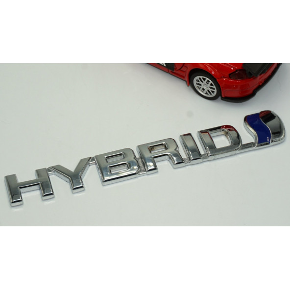 DK HYBRİD Bagaj Krom Metal 3M 3D Logo Amblem - Resim 3