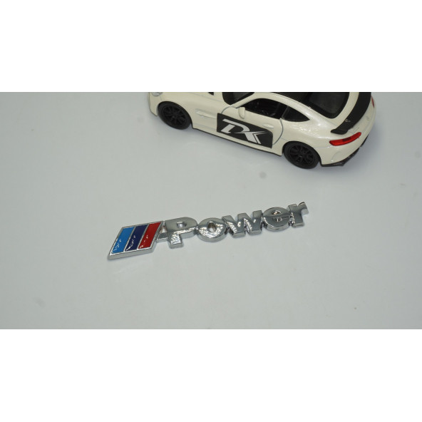 Bmw M Power Krom Metal Bagaj 3M 3D Yazı Logo Amblem - 2