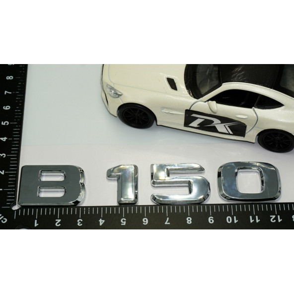 DK Benz B150 Bagaj Krom ABS 3M 3D Yazı Logo - 4