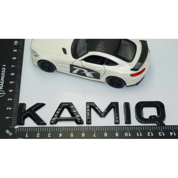 DK Tuning Skoda Kamiq Siyah ABS 3M 3D Bagaj Yazı Logo - 4