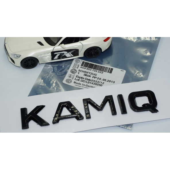 DK Tuning Skoda Kamiq Siyah ABS 3M 3D Bagaj Yazı Logo - 5