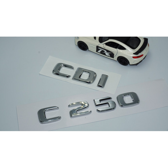 DK Tuning Benz C250 CDi Bagaj Krom ABS 3M 3D Yazı Logo - Resim 2