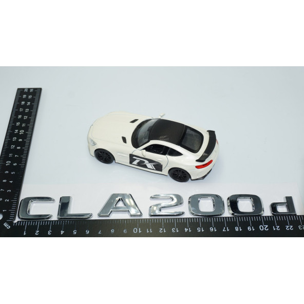 DK Tuning Benz CLA 200d Bagaj Krom ABS 3M 3D Yazı Logo - 4