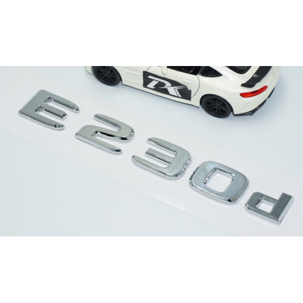 DK Tuning E230d Bagaj Krom ABS 3M 3D Yazı Logo Benz İle Uyumlu - Resim 3