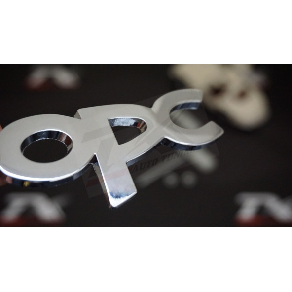 DK Tuning OPC Ön Panjur Vidalı Metal Logo Amblem Opel İle Uyumlu