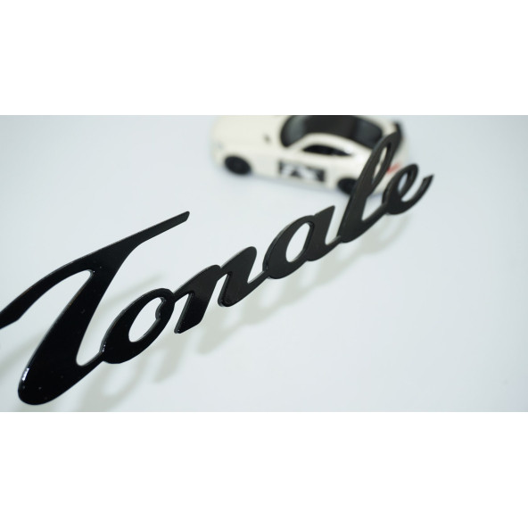 DK Tuning Alfa Romeo Tonale Siyah ABS 3M 3D Bagaj Yazı Logo Arma