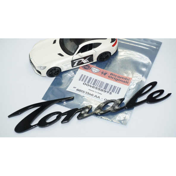 DK Tuning Alfa Romeo Tonale Siyah ABS 3M 3D Bagaj Yazı Logo Arma - 5