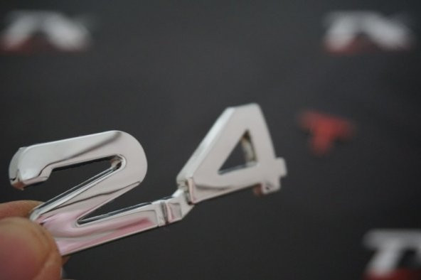 Audi 2.4 T Bagaj Krom Metal 3M 3D Yazı Logo Orjinal ürün