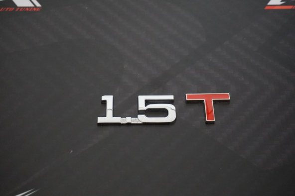 Audi 1.5 T Bagaj Krom Metal 3M 3D Yazı Logo Orjinal ürün - 3
