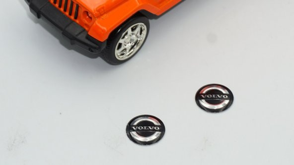 Volvo Oto Anahtar 3M Metal Alaşım Logo 2Li Set - 3