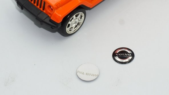 Volvo Oto Anahtar 3M Metal Alaşım Logo 2Li Set - 4