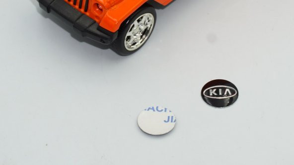Kia Oto Anahtar 3M Metal Alaşım Logo 2Li Set - 4
