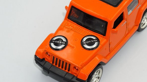 Volvo Oto Anahtar 3M Metal Alaşım Logo 2Li Set - 6