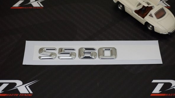 Maybach S560 Bagaj Krom Metal 3M 3D Yazı Logo - Resim 3