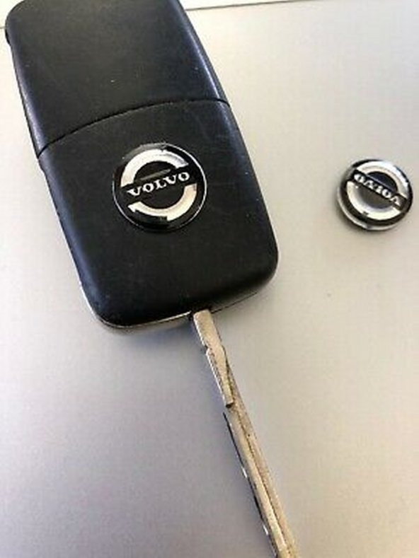 Volvo Oto Anahtar 3M Metal Alaşım Logo 2Li Set - 8