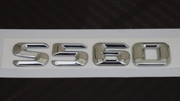 Maybach S560 Bagaj Krom Metal 3M 3D Yazı Logo - Resim 4