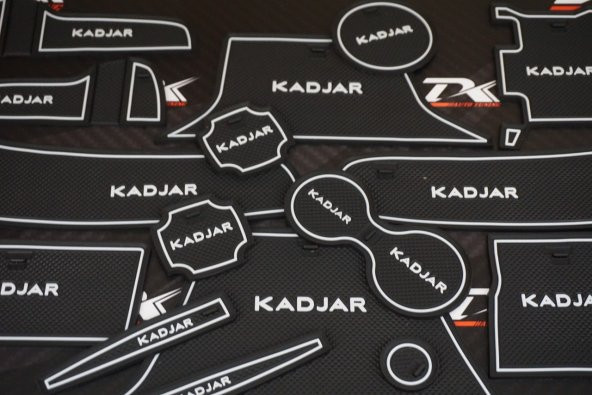 Renault Kadjar 2017 2018 Modeller Araç İçi Silikon Kaymaz Ped Kap - 3