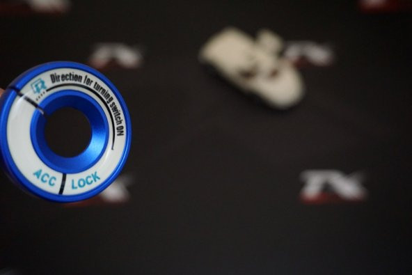 Audi R Line Logo Kontak Girişi Fosforlu Çemberi - 2