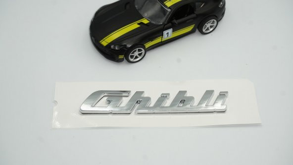 Maserati Ghibli Bagaj Kapağı Yazı Logo Orjinal Ürün - 3