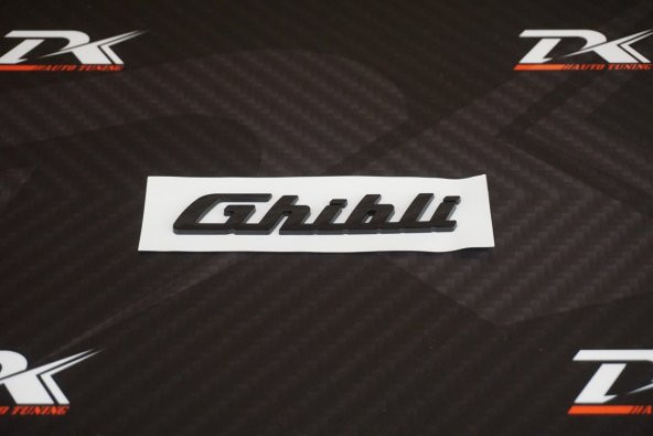 Maserati Ghibli Bagaj Kapağı Yazı Logo Orjinal Ürün - 4