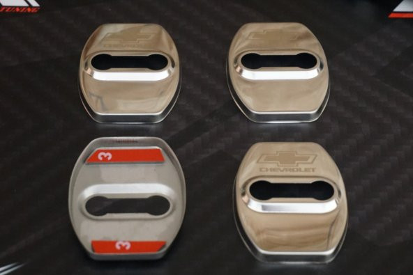 Chevrolet Krom Metal 3M Kapı Kilidi Logo 4 Lü Set - Resim 7