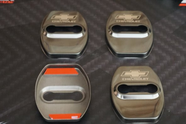 Chevrolet Krom Metal 3M Kapı Kilidi Logo 4 Lü Set - Resim 8