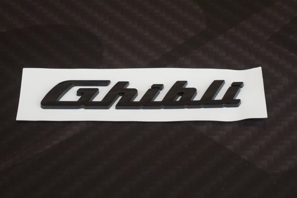 Maserati Ghibli Bagaj Kapağı Yazı Logo Orjinal Ürün - 6