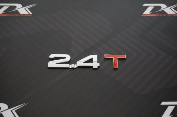 Audi 2.4 T Bagaj Krom Metal 3M 3D Yazı Logo Orjinal ürün - 2
