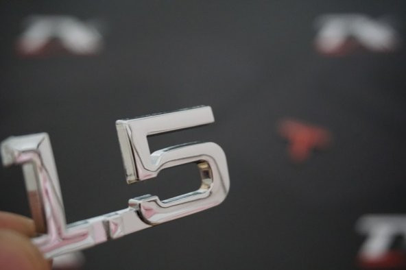 Audi 1.5 T Bagaj Krom Metal 3M 3D Yazı Logo Orjinal ürün