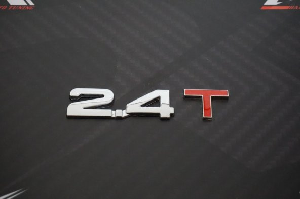 Audi 2.4 T Bagaj Krom Metal 3M 3D Yazı Logo Orjinal ürün - 3