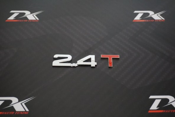 Audi 2.4 T Bagaj Krom Metal 3M 3D Yazı Logo Orjinal ürün - 4