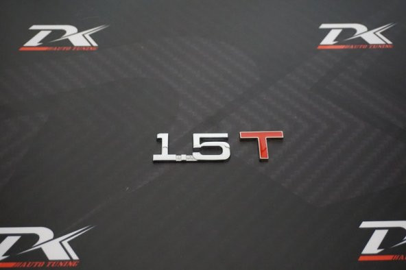 Audi 1.5 T Bagaj Krom Metal 3M 3D Yazı Logo Orjinal ürün - 4