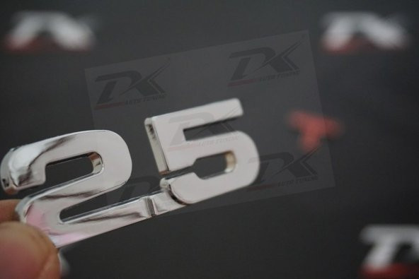 Audi 2.5 T Bagaj Yazı Logo 3M 3D Krom Metal Orjinal Ürün
