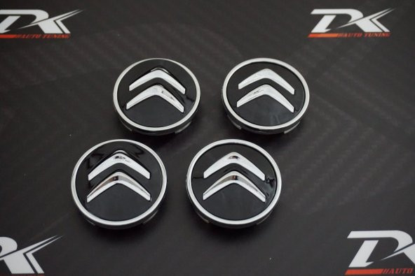 Citroen Jant Göbeği Kapak Seti 60mm - 4