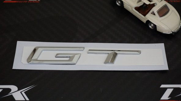 Bmw GT GranTurismo Bagaj Krom ABS 3M 3D Yazı Logo - 4
