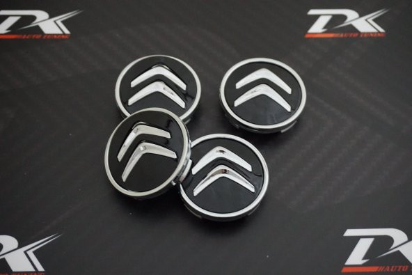 Citroen Jant Göbeği Kapak Seti 60mm - 8