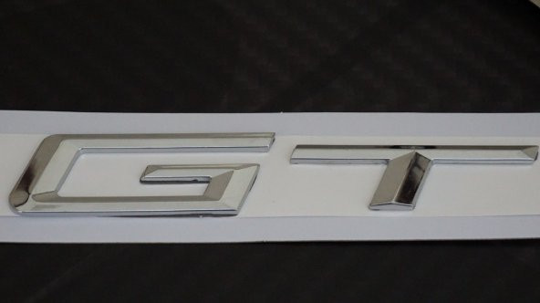 Bmw GT GranTurismo Bagaj Krom ABS 3M 3D Yazı Logo - 5