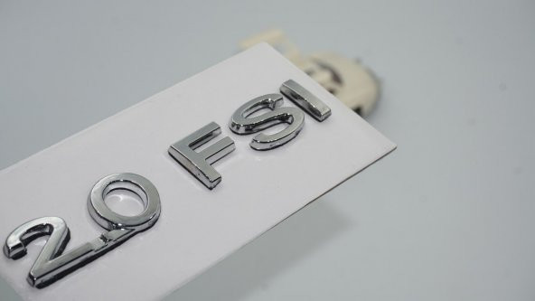 Volkswagen VW 2.0 FSI Jetta Golf Mk5 Passat B6 Krom ABS 3M 3D Bag