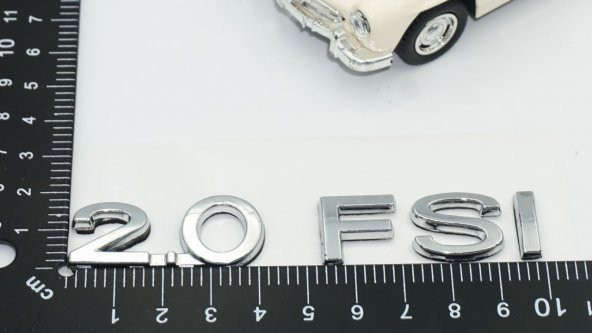 Volkswagen VW 2.0 FSI Jetta Golf Mk5 Passat B6 Krom ABS 3M 3D Bag - 4