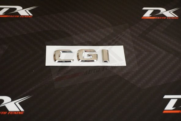 CGİ Bagaj Krom ABS Orjinal Yazı Logo - 2