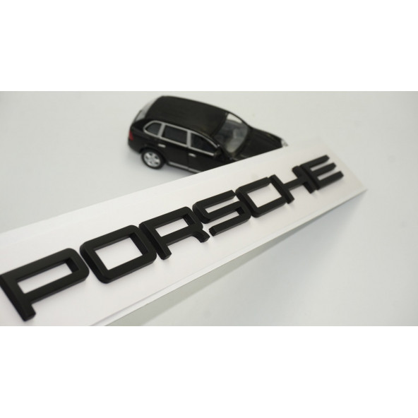 Porsche Bagaj Yazı Logo Siyah Renk Orjinal Ürün