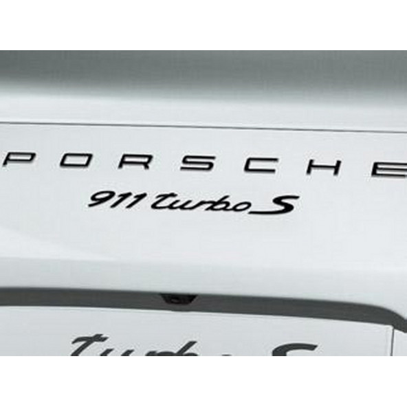 Porsche Bagaj Yazı Logo Siyah Renk Orjinal Ürün - 4