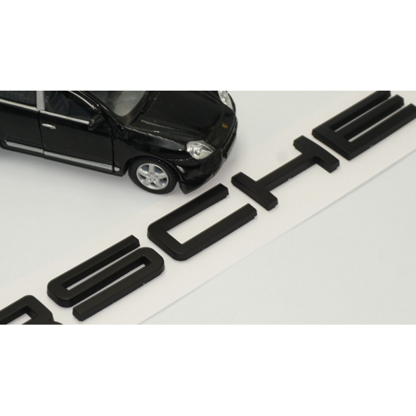 Porsche Bagaj Yazı Logo Siyah Renk Orjinal Ürün - 5