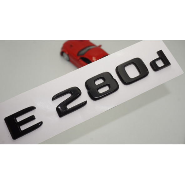 E 280d Bagaj Parlak Siyah ABS 3M 3D Yazı Logo