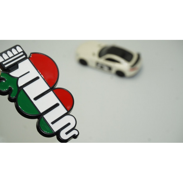 Alfa Romeo Bagaj 3M 3D Krom Metal Snake Logo