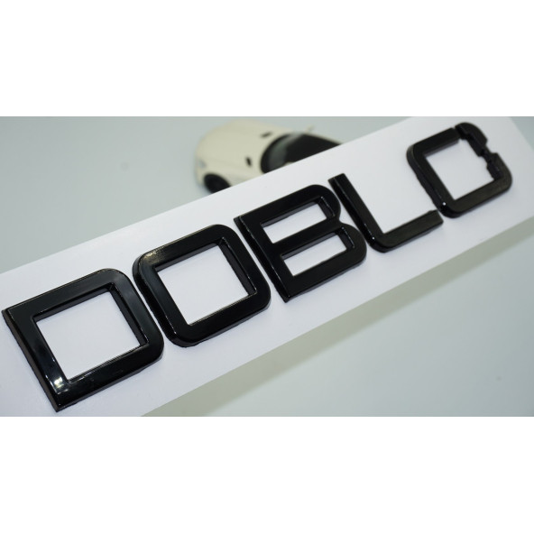 DK Tuning Fiat Doblo Yeni Nesil Bagaj Siyah ABS 3M 3D Yazı Logo Amblem