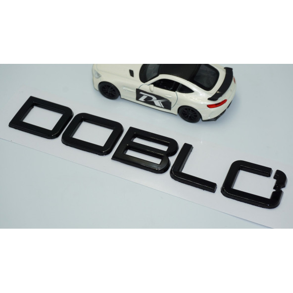 DK Tuning Fiat Doblo Yeni Nesil Bagaj Siyah ABS 3M 3D Yazı Logo Amblem - 3